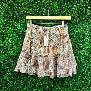 Allison Short Skirt Size Medium Multi Color NWT